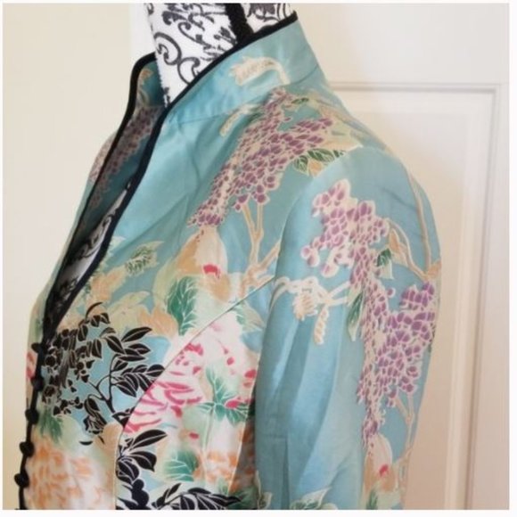 STUNNING ASIAN SILK JACKET!! | L | EUC | GORGEOUS | JS Collections - Picture 6 of 11